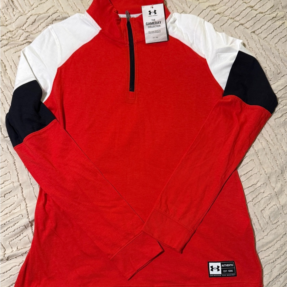 Under Armour Authentic Red Long Sleeve